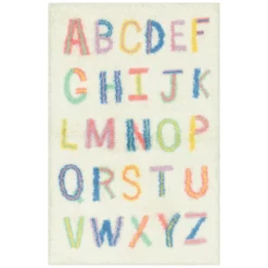 The Big One® Kids Alphabet Shag Area And Washable Throw Rugs