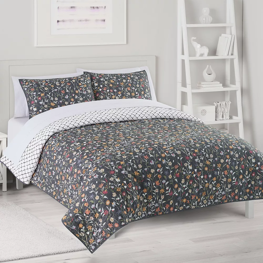 The Big One® Isla Floral Vine Reversible Quilt Set 1 The Big One® Isla Floral Vine Reversible Quilt Set